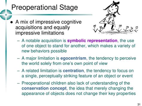 Piaget's Preoperational Stage Of Cogniti.